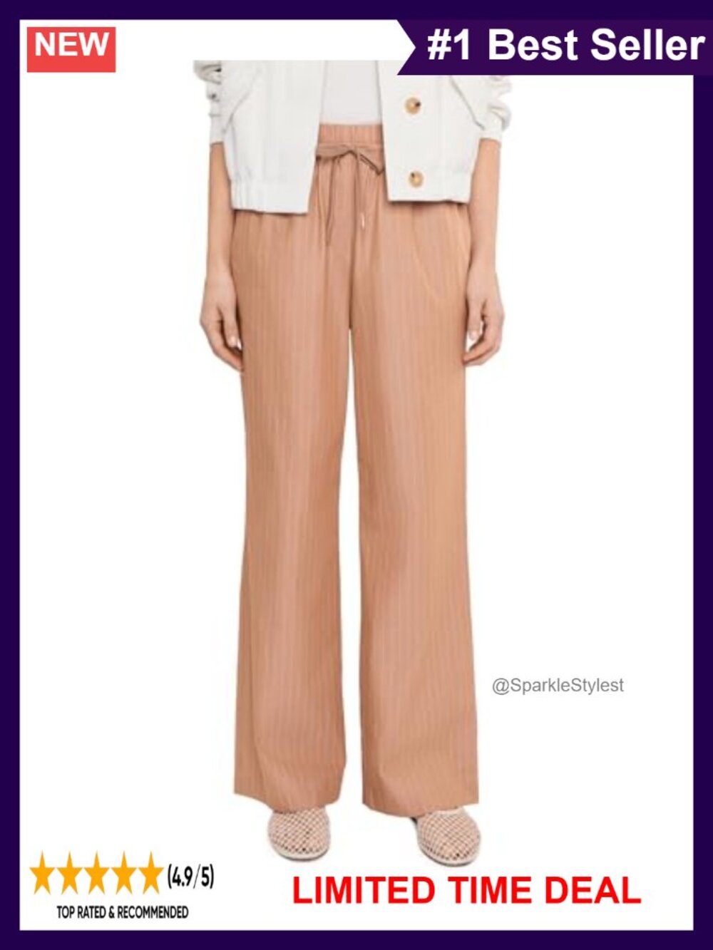 Varley Rowan Straight Leg Pants 100% Cotton Chino Mid Rise Relaxed Fit
